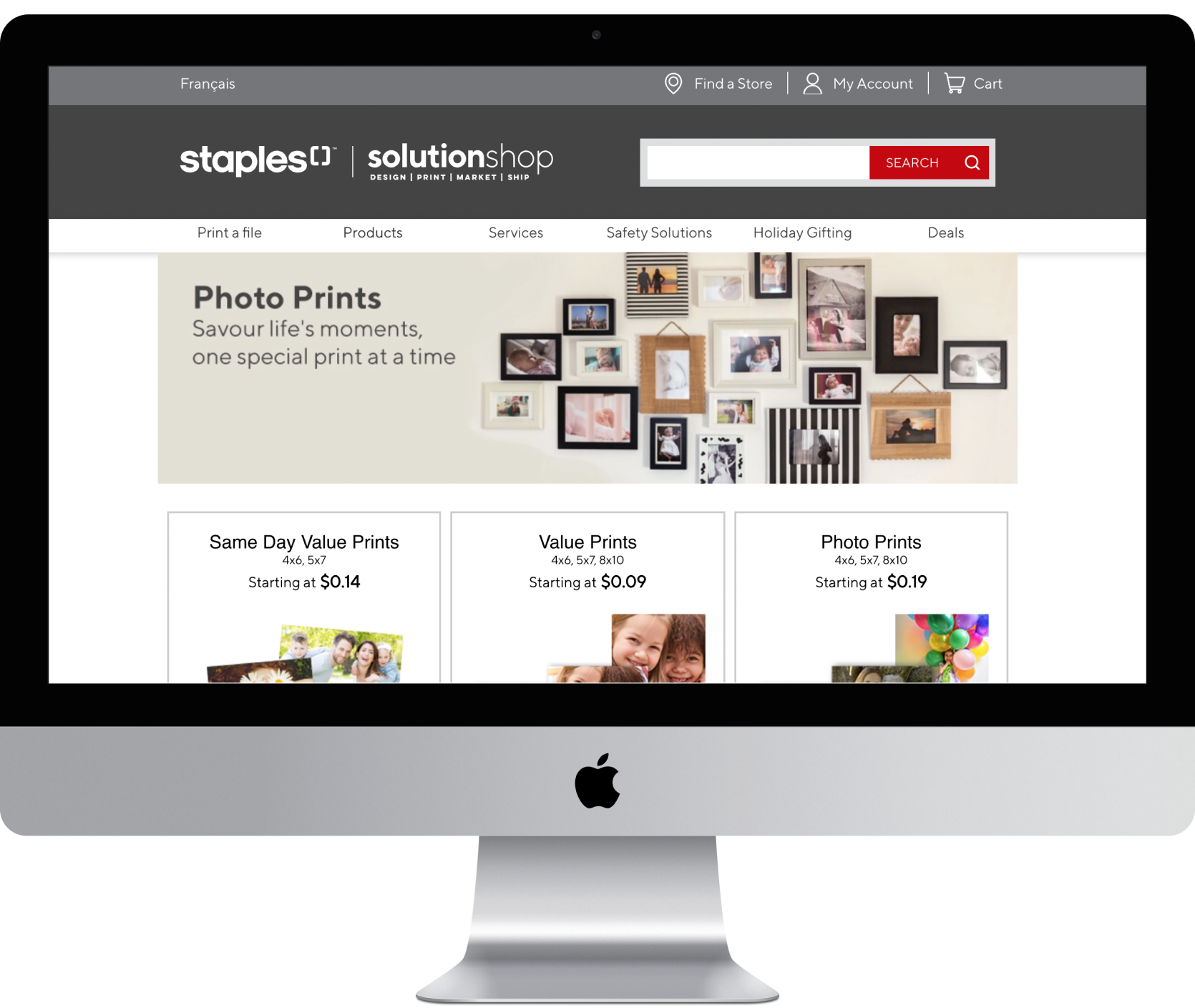 Staples / Solutionshop - A heuristic evaluation and proposed redesign changes of the picture printing experience.